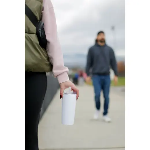 LoudCup Display White Straw